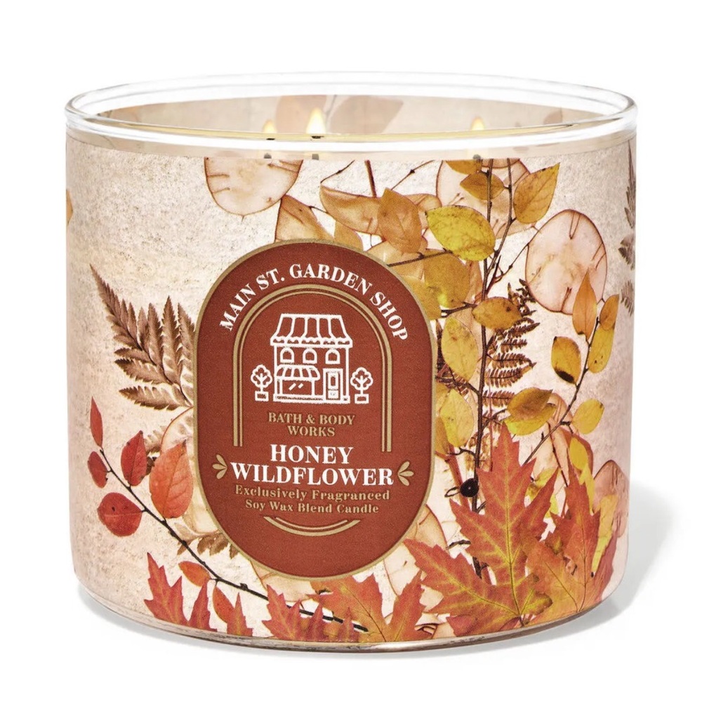 Bath & Body Works Honey Wildflower Scented Candle
